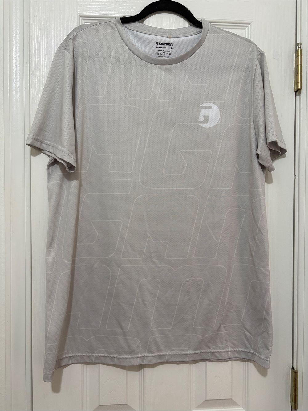 Men's Short Sleeve Performance Tee in Light Gray by Game Time